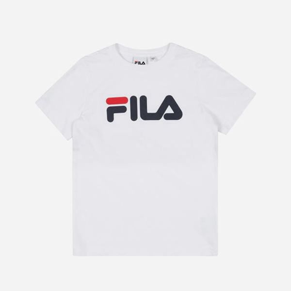 Camisetas Manga Corta Fila Niñas Blancas - Uno Crew Neck S/S - España 809523JWZ